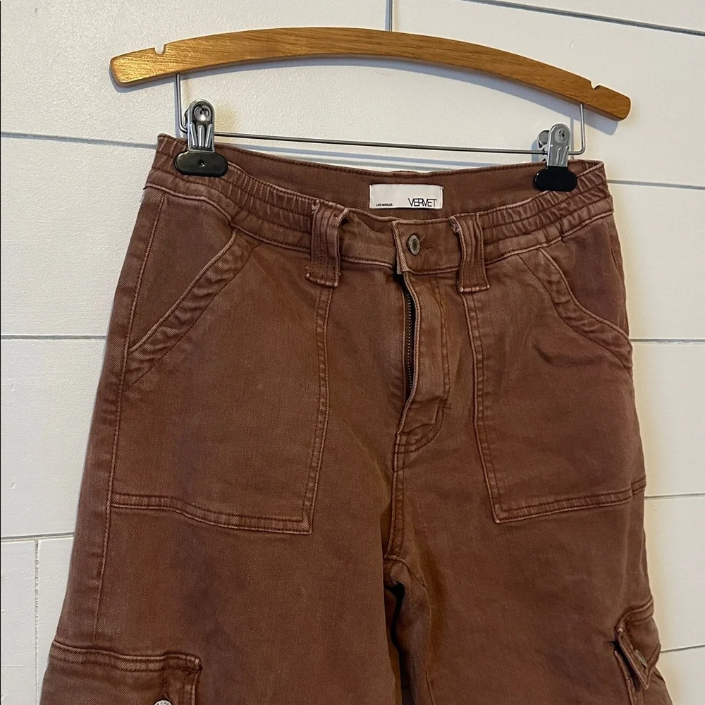 VERVET High Rise Stretch Cargo Pant - Picture 8 of 15